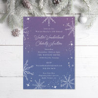 Evento Especial do Floco de Neve de Ombre Roxo