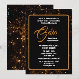 Convite Evento Formal da Bola de Caridade do Luxury Gala