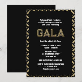 Convite Evento Formal do Fundraiser da Bola Gala Corporati