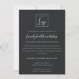 CONVITE EVENTO GALA DE WORKSHOP COM LOGO KRAFT PRETO E BRA