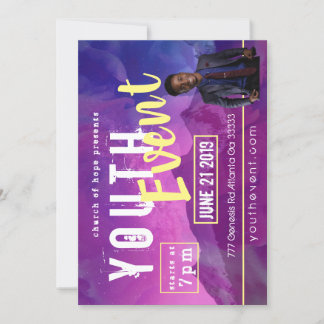 Convite Evento Juvenil da Igreja