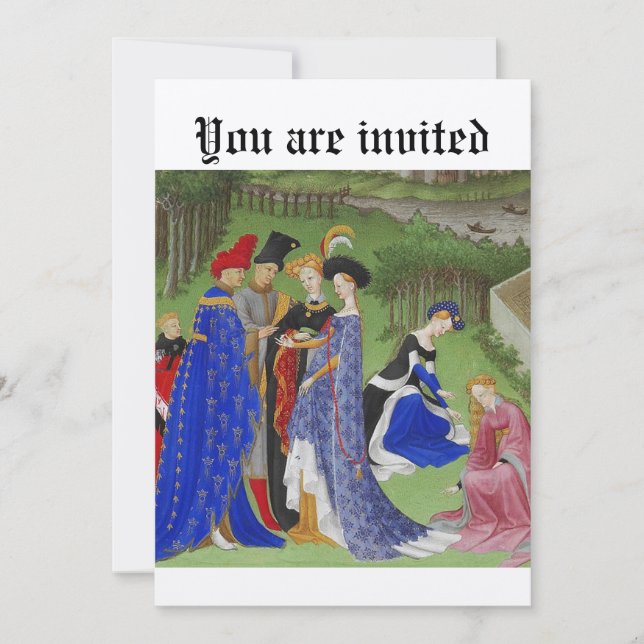 Convite Evento medieval (Frente)