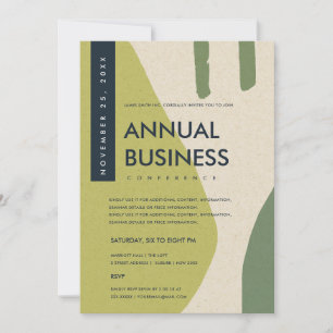 CONVITE EVENTO MODERNO DA CONFERÊNCIA DO VERDE LIMÃO ART