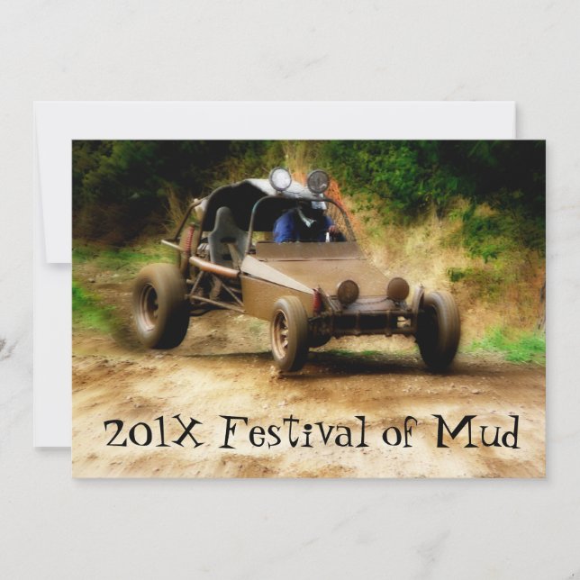 Convite evento Muddy Mudfest Dunebuggy 4x4ing (Frente)