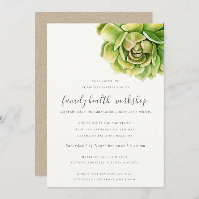 CONVITE EVENTO SEMINÁRIO DE CACTUS (Frente/Verso)