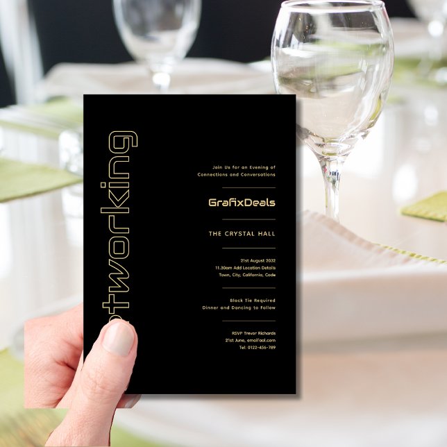 Convite Eventos Mínimos de Rede Tecnológica Corporativa (Criador carregado)