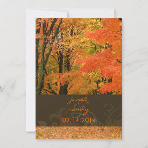 Convite Eventos PixDezines na floresta, casamentos outono/