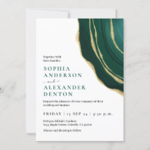 Everglade agate, casamento Forest Green