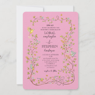 Convite Evergreen Elegance Wedding