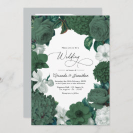 Convite Evergreen, Juniper & Snow White Wedding