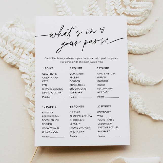 Convite EVERLEIGH O que há no seu jogo de Chá de panela (Criador carregado)