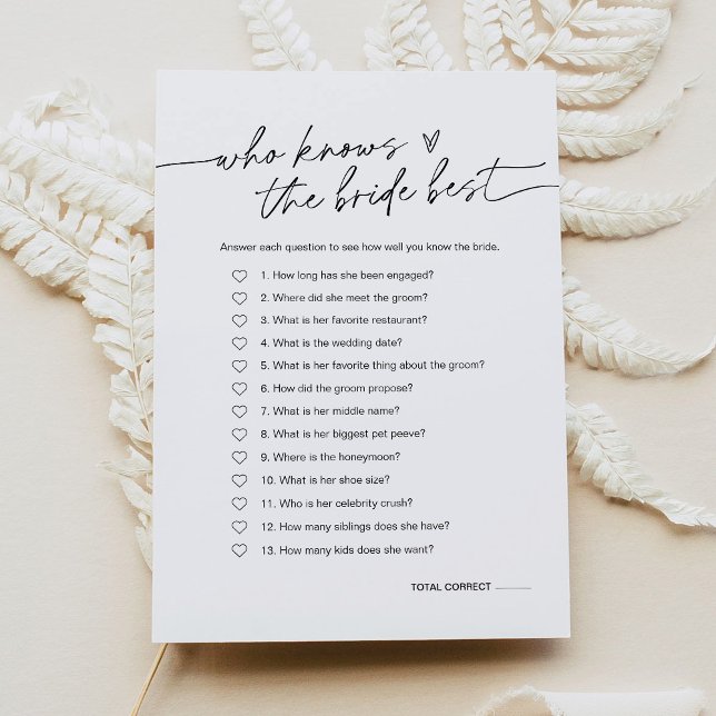 Convite EVERLEIGH Que Conhece O Melhor Jogo De Noiva (Criador carregado)