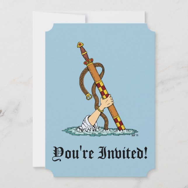 Convite Excalibur (Frente)