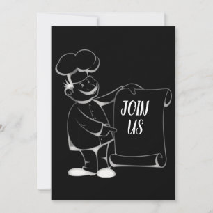 Convite Excelente ***CONVITE*** COM ESTE CHEF LEGAL