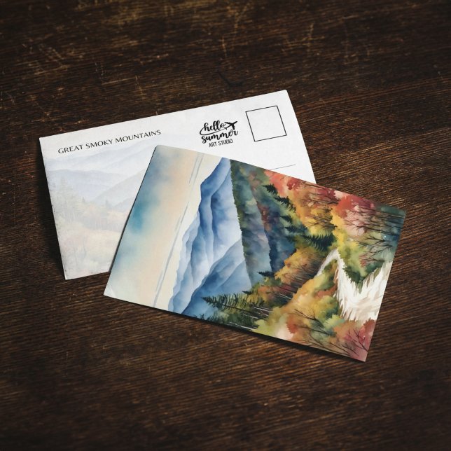 Convite Excelente Montagens do Enfumaçado Aquarela (Criador carregado)