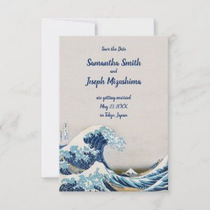 Convite Excelente Wave Off Kanagawa Salvar a Data