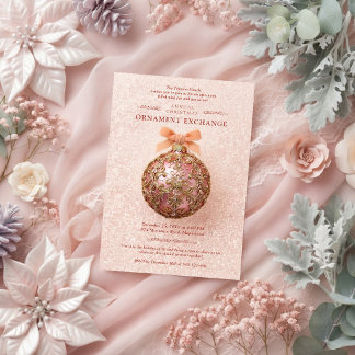 Convite Exclusivo Enfeite de Brilho Rosa TMF26