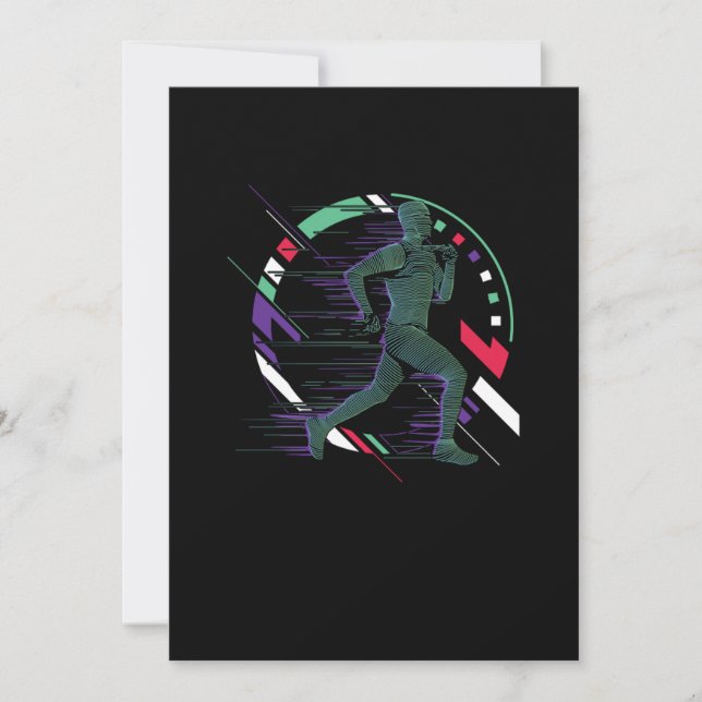 Convite Executando Malhação E Reduzindo Seu Presente De Ri (Frente)