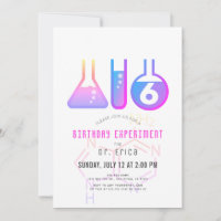 Experiência científica Neon Pink Adenine Girl Aniv