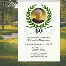 Experiência de jogador com tema de golfe elegante 