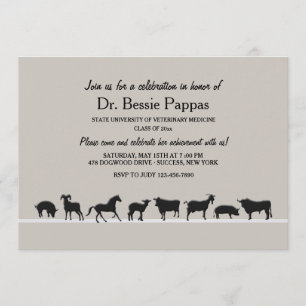 Convite Explorações agrícolas Dr. de Medicina Veterinária