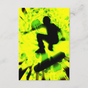 Convite explosão de luz no skate