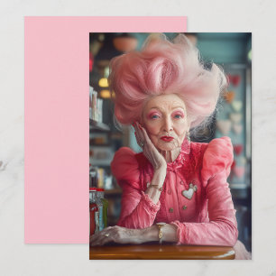 Convite Expressão do Beijo de Eterno Graça a Rosa