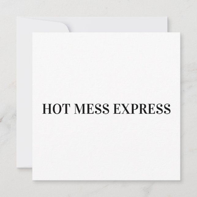CONVITE EXPRESSO BAGUNÇADO (Frente)