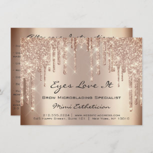 Convite Extensão Lash Instrução Pele do Pós-Cuidados