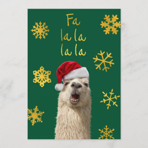 Convite Fa La La La Lhama