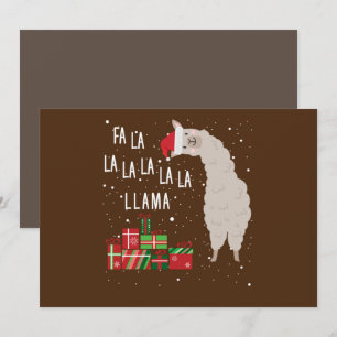 Convite Fa La La Llama Shirt - Llama Christmas
