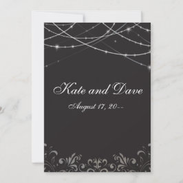 Convite Fab Black String Casada Luzes Legal