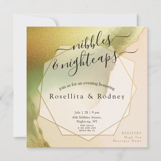 Convite Fab Chartreuse 🤵 Arranjo e Na moda (Frente)