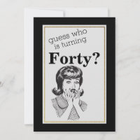 Fábrica Engraçado do aniversário de 40 anos