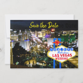 Convite Fabulosa Las Vegas Salve a foto da data