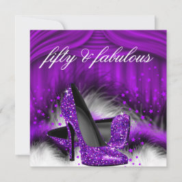 Convite Fabuloso 50 Roxos Altos Saltos 50ª Festa de aniver