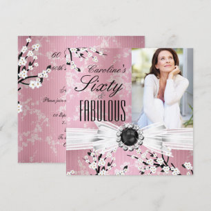 Convite Fabuloso 60 Fotos Elegante Cumpleaños Flor de Rosa