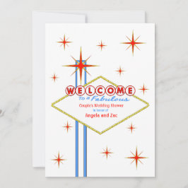 Convite fabuloso do chá de casamento do sinal de