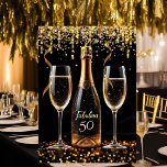 Convite Fabuloso Sparkle Negro Dourado com 50 Glitter<br><div class="desc">Fabulosa 150ª Festa de aniversário de ouro com champanhe. Dourado brilho. Convite Formal. Personalizar para alterar ou adicionar detalhes. Personalize com seus próprios detalhes. Todos os Designs são protegidos por direitos autorais! Conteúdo e Designs © 2000-2024 Zizzago™ ® © (Marca registrada) e todos os seus licenciadores. Zizzago criou este design,...</div>