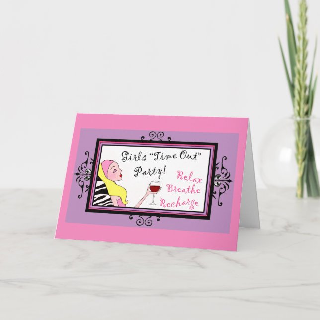 Convite "Faça intervalo"/ Relaxe a Recarga (Frente)