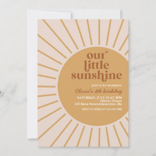Convite faça o nosso aniversário de sol