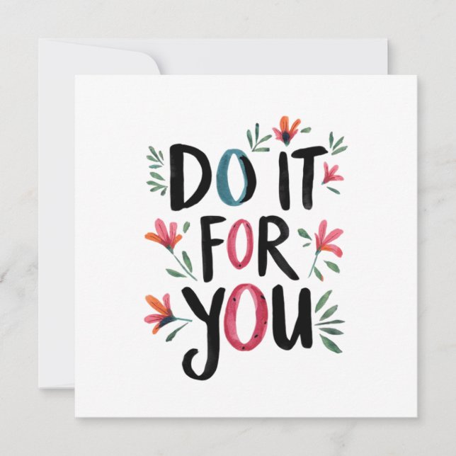 Convite Faça Por Você (Frente)