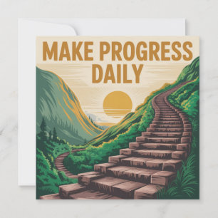 Convite Faça Progresso Diariamente