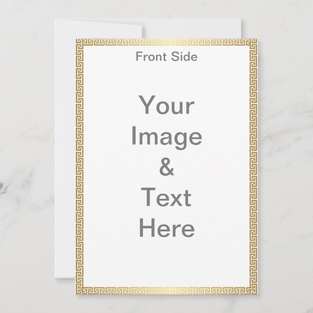 Convite Faça seu próprio Matriz 5x7 Frente e Traseiro Aniv (Frente)