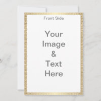 Faça seu próprio Matriz 5x7 Frente e Traseiro Aniv