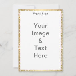 Convite Faça seu próprio Matriz 5x7 Frente e Traseiro Aniv