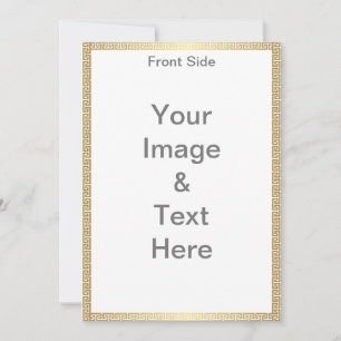 Convite Faça seu próprio Matriz 5x7 Frente e Traseiro Aniv