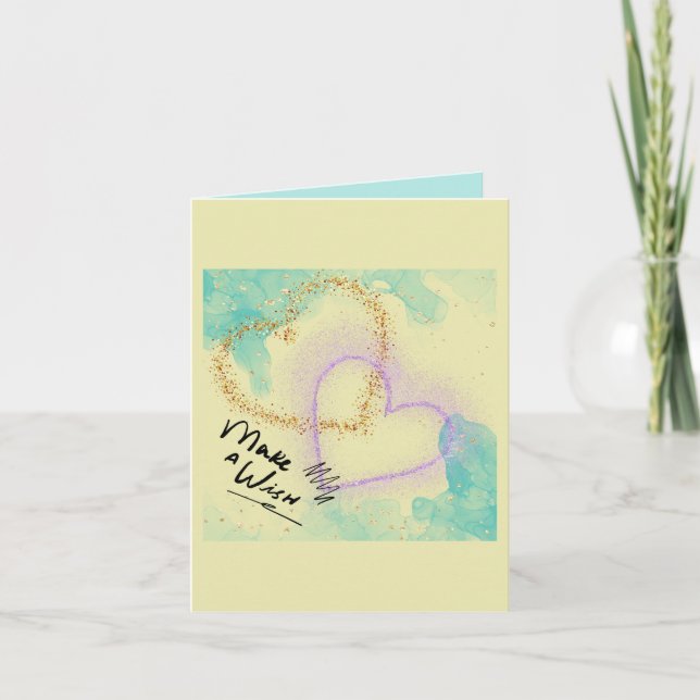 Convite Faça um desejo (Frente)