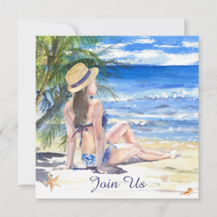Convite *~* Faça-Você-Mesmo Praia Tropical Palma AR29 QUAL