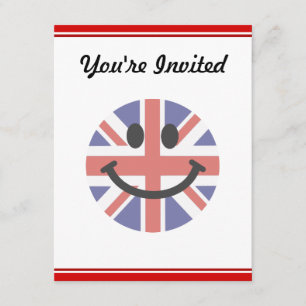Convite Face da bandeira britânica